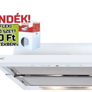 Cata - Páraelszívó TF-5260 WH/L fehér (2 motoros) + FA125/3 bekötő szett