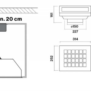 FALMEC - Páraelszívó Carbon.Zeo szűrő szett felsőszekrénybe építhető elszívókhoz