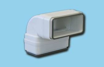 GONAL 0530ES lapos csatorna 90° függőleges, 55x110