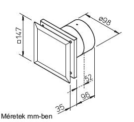 Helios M1 MiniVent kisventilátor - Image 3