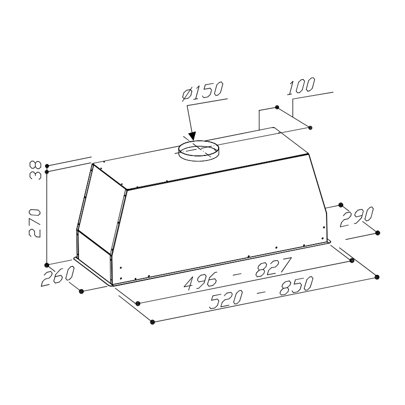 Sirius - Páraelszívó SM-927 52 cm Fehér - Image 2