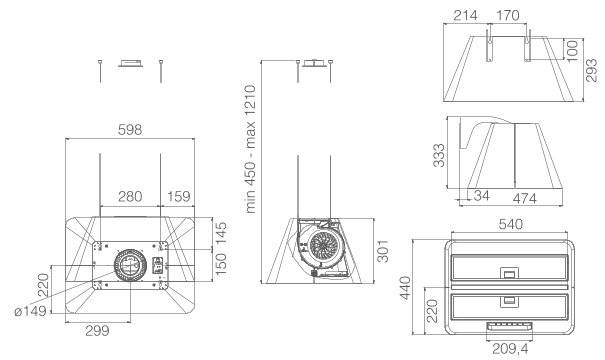 Elica - Páraelszívó IKONA LIGHT IX/F/60 - Image 2