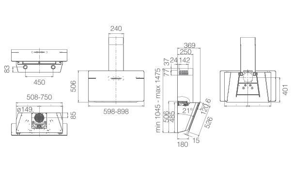 Elica - Páraelszívó L'ESSENZA BL/A/60 - Image 2