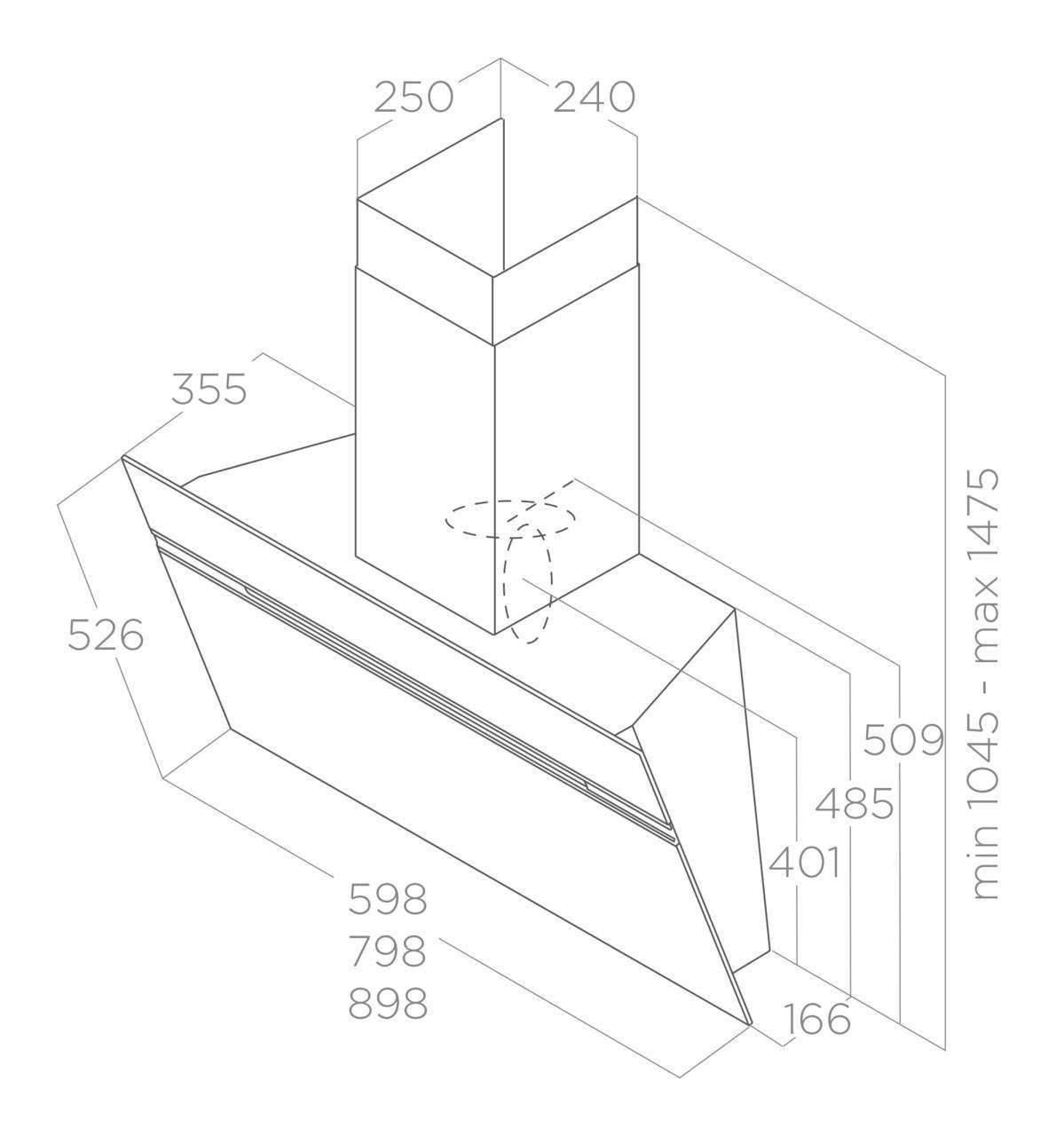 Elica - Páraelszívó STRIPE @ BL/A/60 PRF0199704 - Image 2