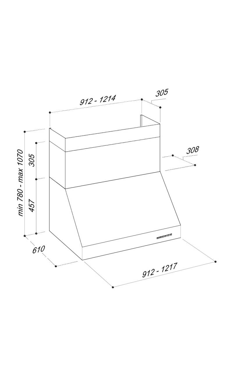 Sirius - Páraelszívó SL-109 TW 90 cm Inox - Image 2