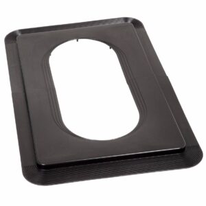 VILPE - Tömítő készlet kéményátvezetőkhöz (270-380 mm), fekete - A készlet erejéig rendelhető!