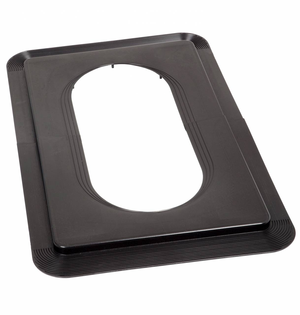 VILPE - Tömítő készlet kéményátvezetőkhöz (270-380 mm), fekete - A készlet erejéig rendelhető!