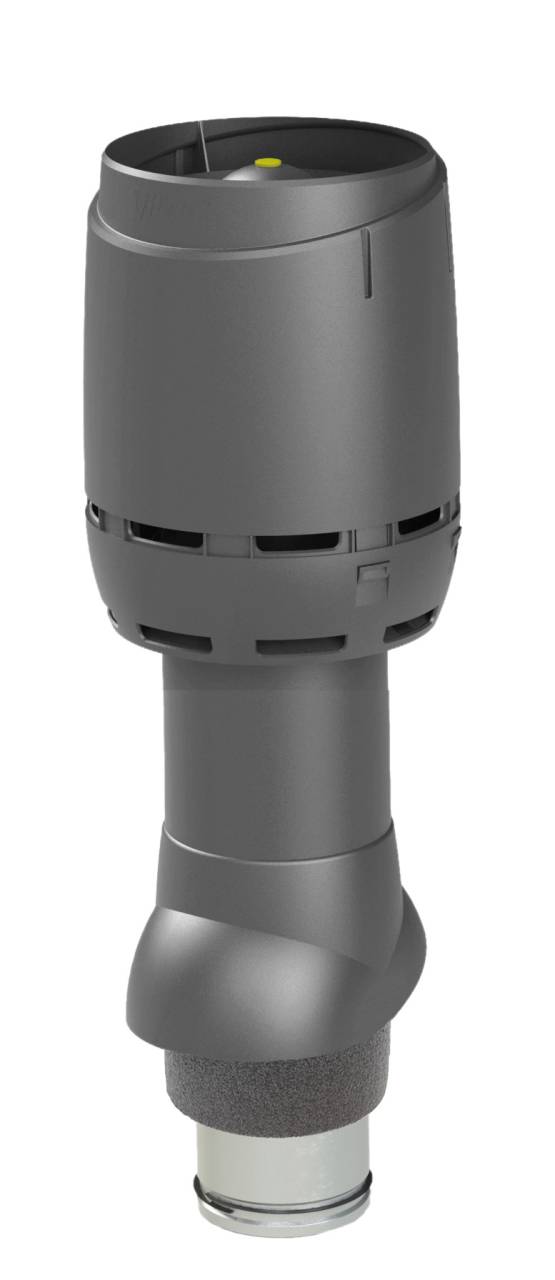 VILPE 125P/IS/500 FLOW tetőszellőző, antracit