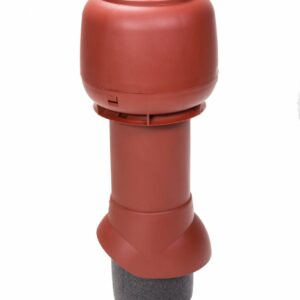 VILPE 125P/IS/500 tetőszellőző, vörös - A készlet erejéig rendelhető!