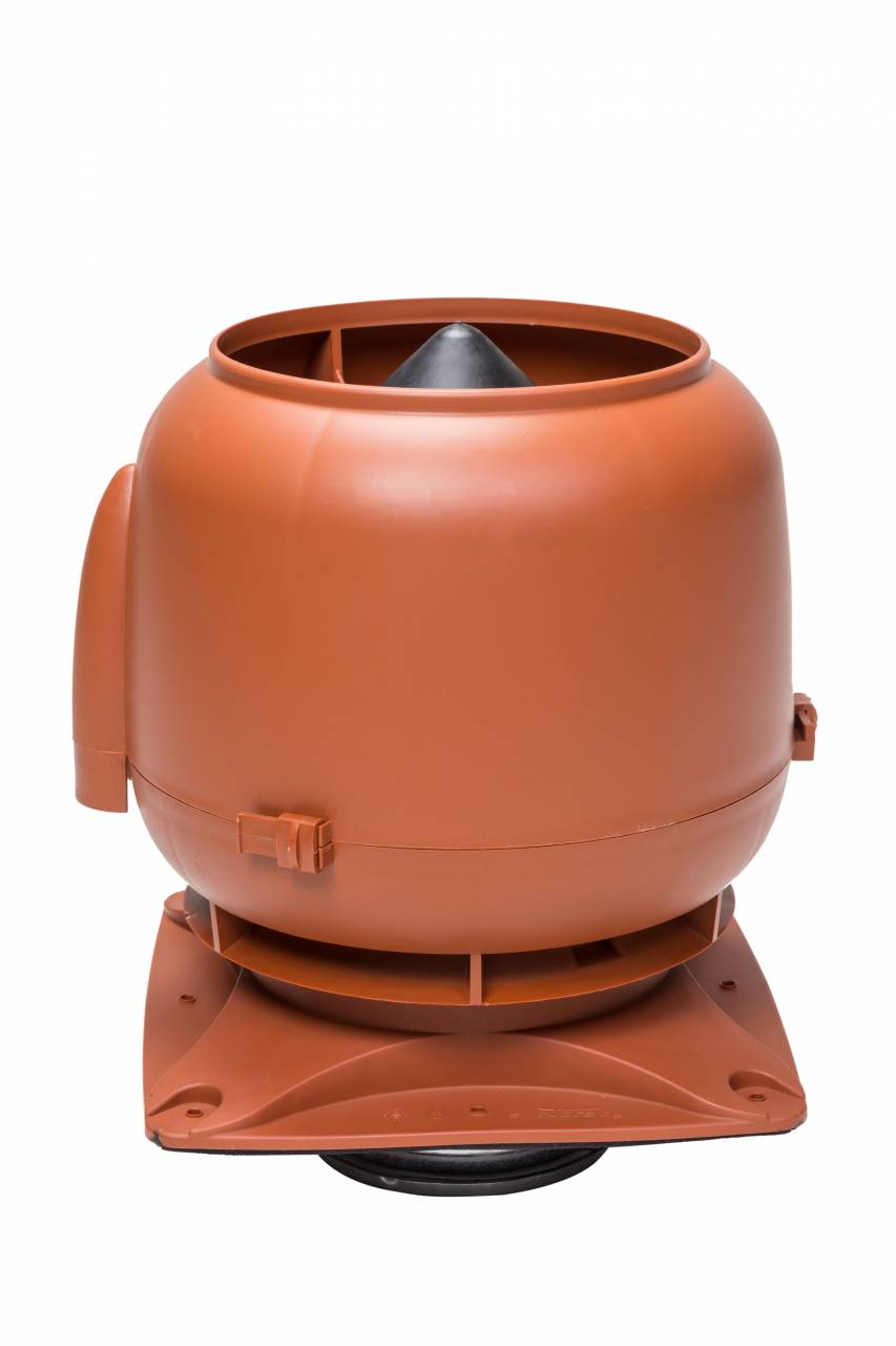 VILPE 125S 250x250-es tetőszellőző, téglavörös - A készlet erejéig rendelhető!