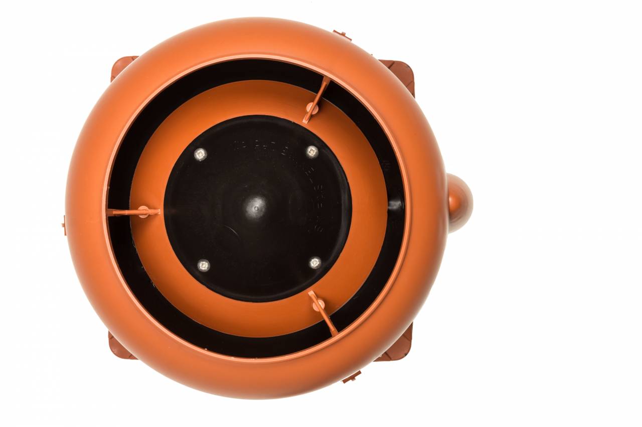 VILPE 125S 250x250-es tetőszellőző, téglavörös - A készlet erejéig rendelhető! - Image 3