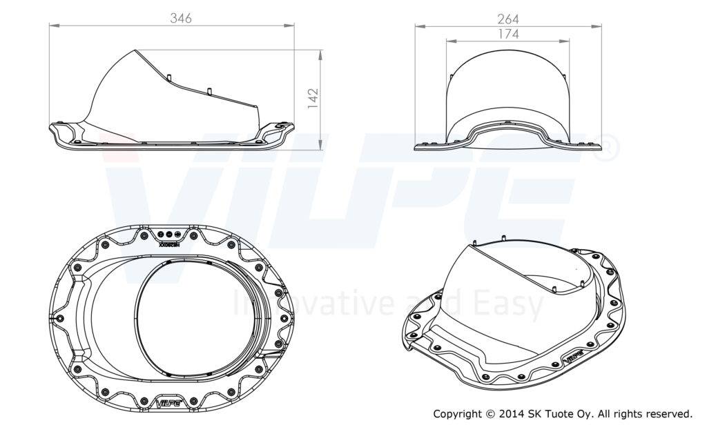 VILPE AALTO 2K átvezető - csokoládébarna - A készlet erejéig rendelhető! - Image 2