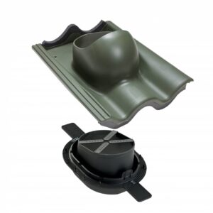 Vilpe betoncserép átvezető elem 2K, zöld - A készlet erejéig rendelhető!