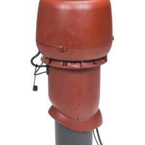 VILPE ECo190P/125/500 tetőventilátor, vörös - A készlet erejéig rendelhető!