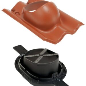 VILPE Vittinge 2K átvezető (2 hullámos), téglavörös - A készlet erejéig rendelhető!