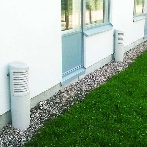 VILPE® 125/135 Ross pinceszellőző rendszer, vörös - Image 4