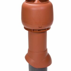VILPE® 125P/IS/500 tetőszellőző, téglavörös - A készlet erejéig rendelhető!