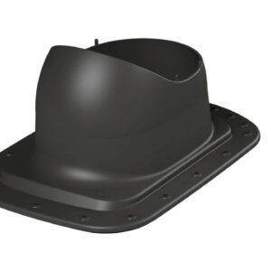 VILPE® CLASSIC LOW átvezető elem, fekete