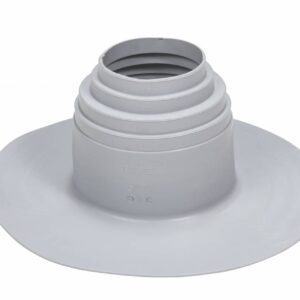 VILPE® PVC tető csőmandzsetta, világosszürke