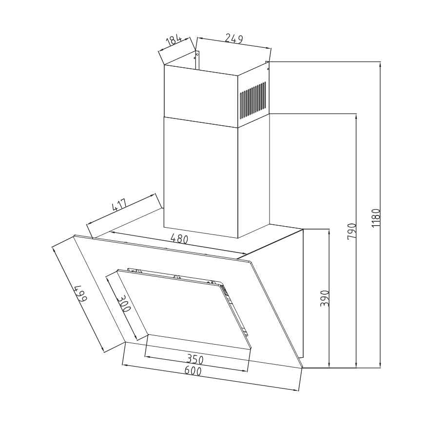 DAVOLINE - Páraelszívó Feel 60 cm Fekete - Image 2