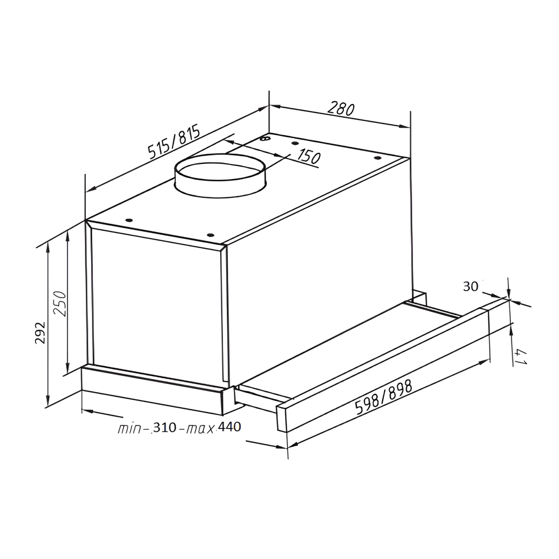DAVOLINE - Páraelszívó IOS ULTRA 60 GR-IX Inox - Image 2