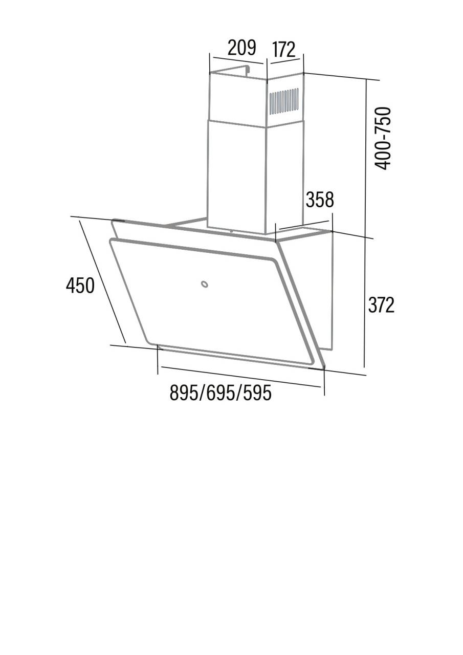 Cata - Páraelszívó WANDA 600 XGBK fekete - Image 2