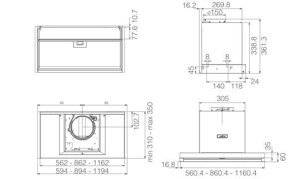Elica - Páraelszívó BOXIN ADVANCE @ IX/A/90 Inox - Image 2