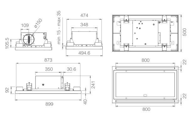 Elica - Páraelszívó CLOUD SEVEN IX/A/90 - Image 2